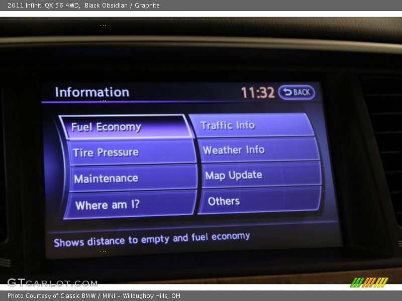 Black Obsidian / Graphite 2011 Infiniti QX 56 4WD