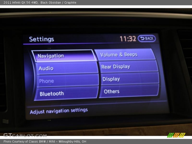 Black Obsidian / Graphite 2011 Infiniti QX 56 4WD