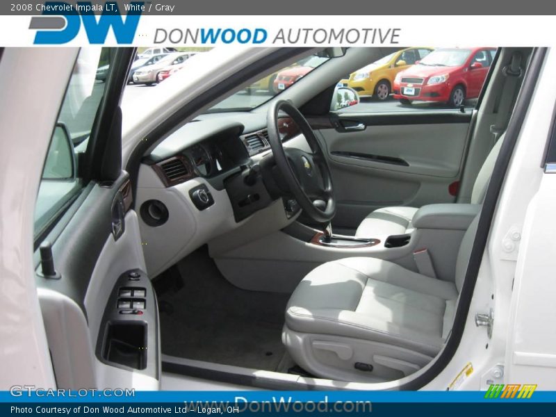 White / Gray 2008 Chevrolet Impala LT