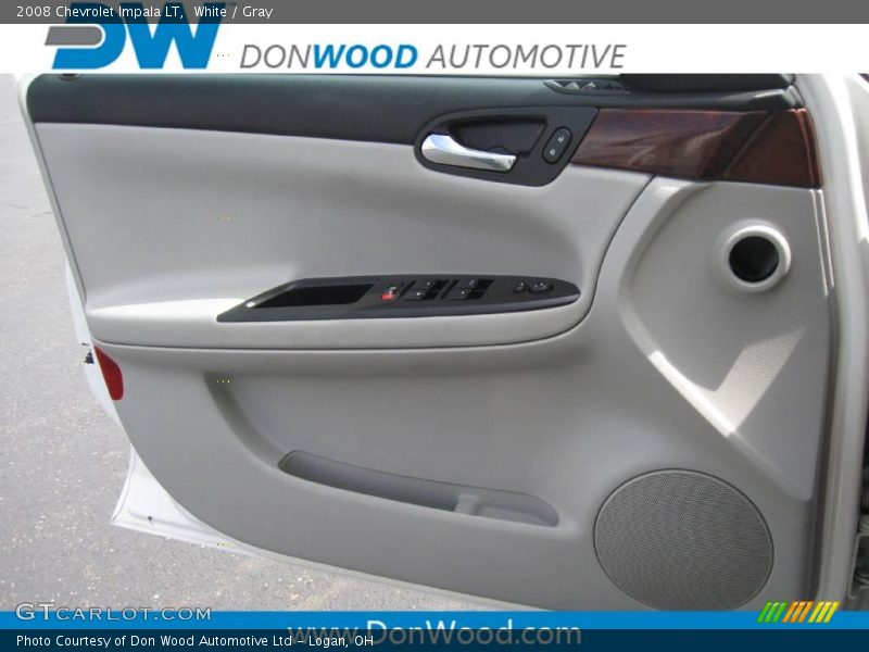White / Gray 2008 Chevrolet Impala LT