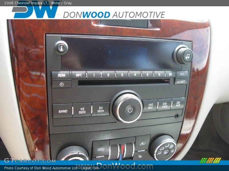 White / Gray 2008 Chevrolet Impala LT