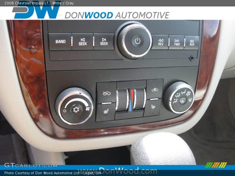 White / Gray 2008 Chevrolet Impala LT