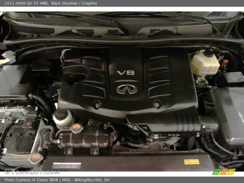 Black Obsidian / Graphite 2011 Infiniti QX 56 4WD