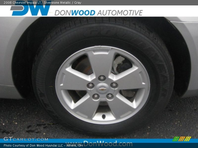 Silverstone Metallic / Gray 2008 Chevrolet Impala LT