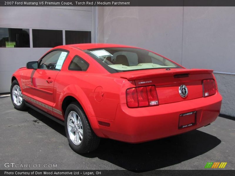 Torch Red / Medium Parchment 2007 Ford Mustang V6 Premium Coupe