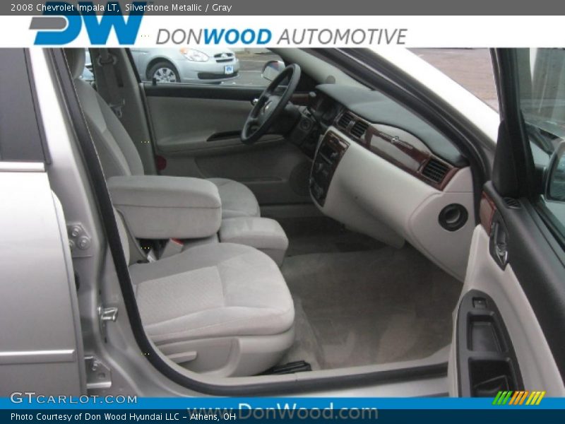 Silverstone Metallic / Gray 2008 Chevrolet Impala LT
