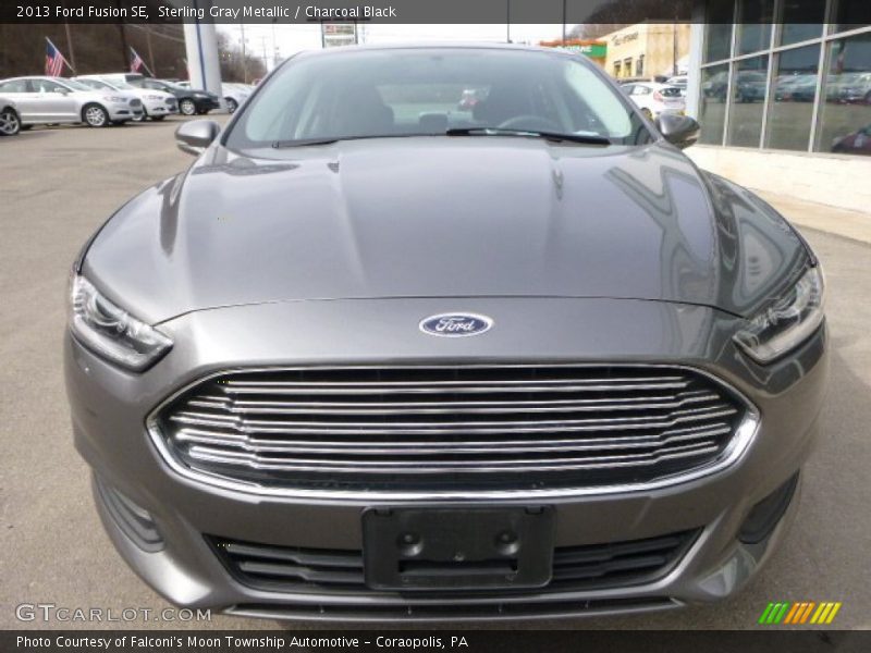Sterling Gray Metallic / Charcoal Black 2013 Ford Fusion SE