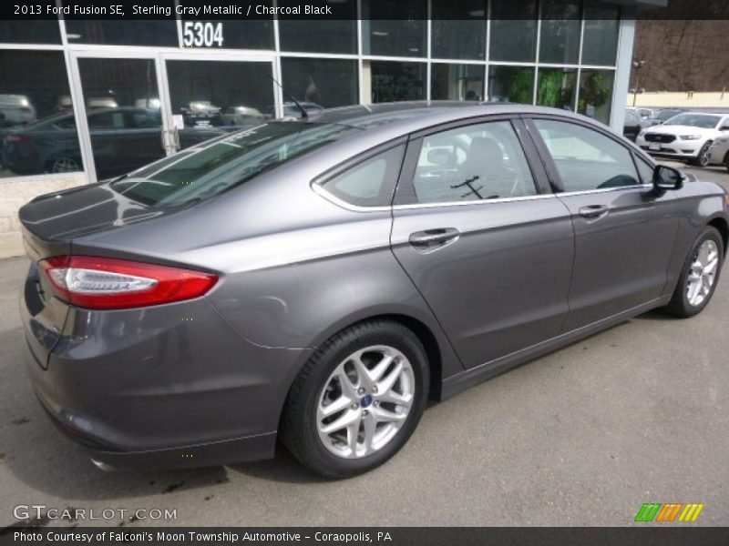 Sterling Gray Metallic / Charcoal Black 2013 Ford Fusion SE