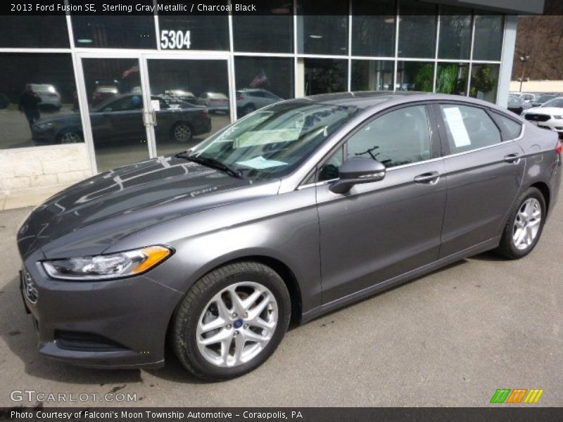 Sterling Gray Metallic / Charcoal Black 2013 Ford Fusion SE