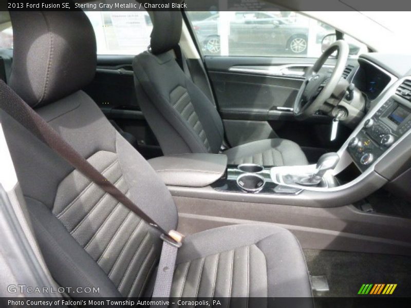 Sterling Gray Metallic / Charcoal Black 2013 Ford Fusion SE
