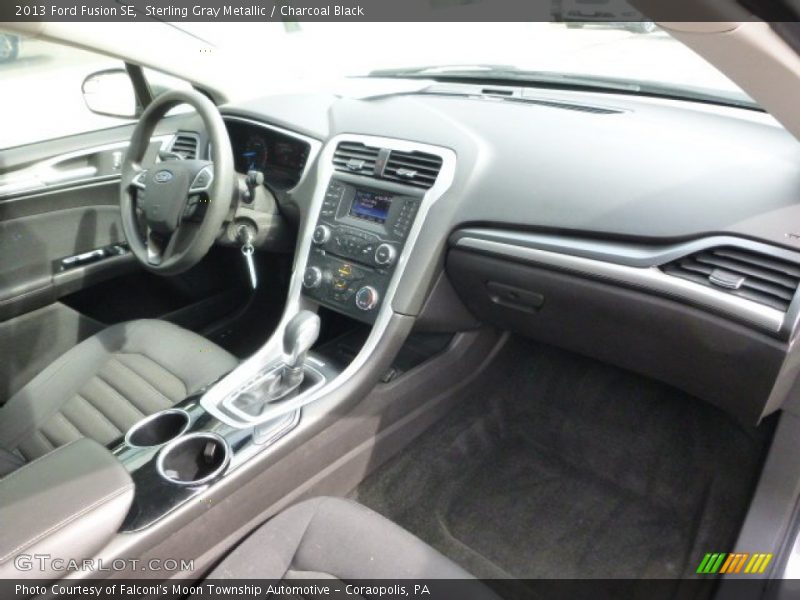 Sterling Gray Metallic / Charcoal Black 2013 Ford Fusion SE