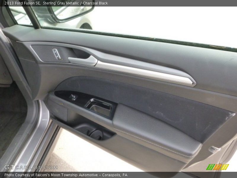 Sterling Gray Metallic / Charcoal Black 2013 Ford Fusion SE