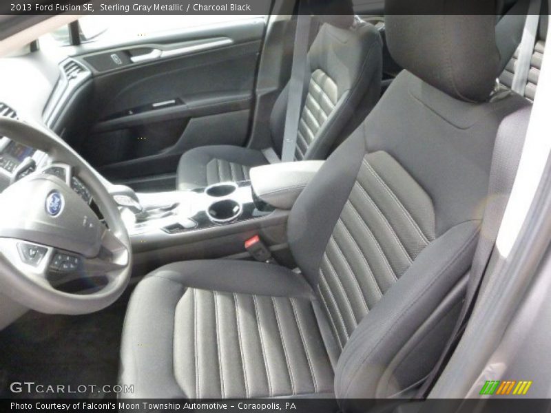 Sterling Gray Metallic / Charcoal Black 2013 Ford Fusion SE