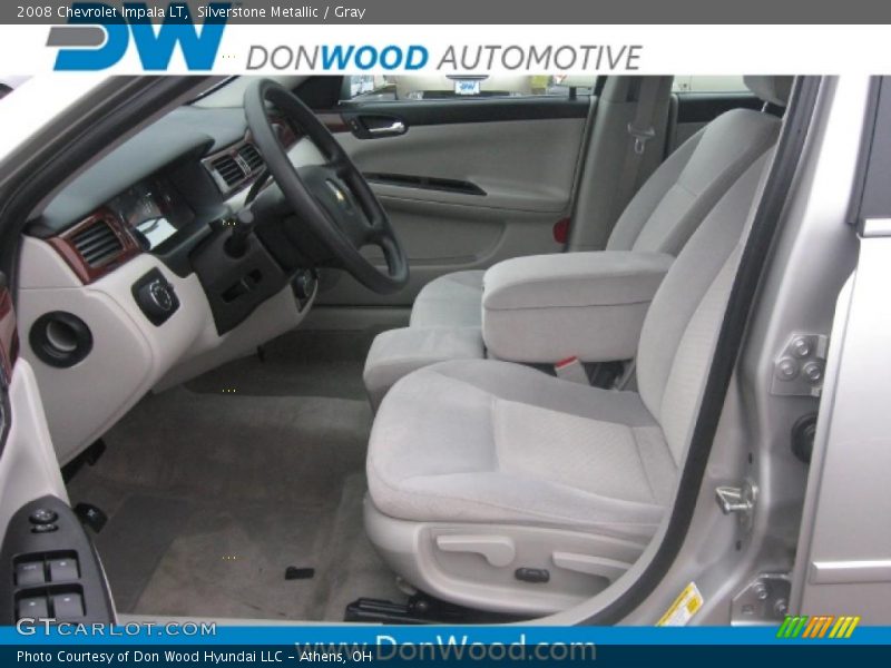 Silverstone Metallic / Gray 2008 Chevrolet Impala LT