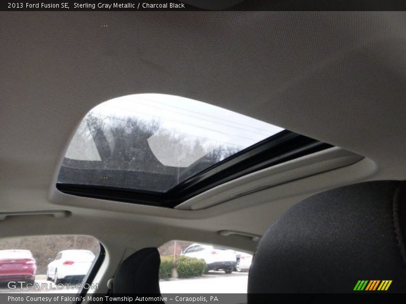 Sterling Gray Metallic / Charcoal Black 2013 Ford Fusion SE