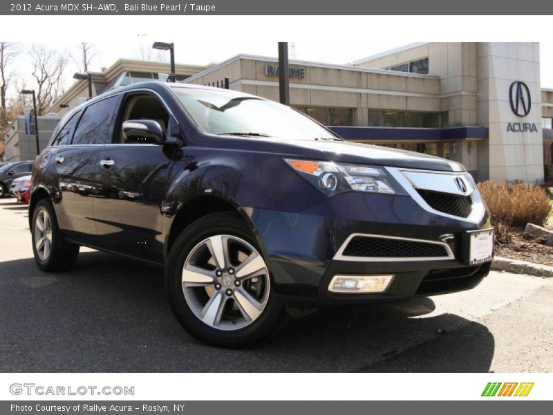 Bali Blue Pearl / Taupe 2012 Acura MDX SH-AWD