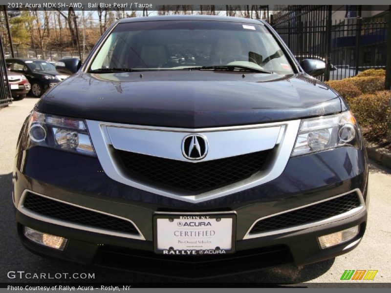 Bali Blue Pearl / Taupe 2012 Acura MDX SH-AWD