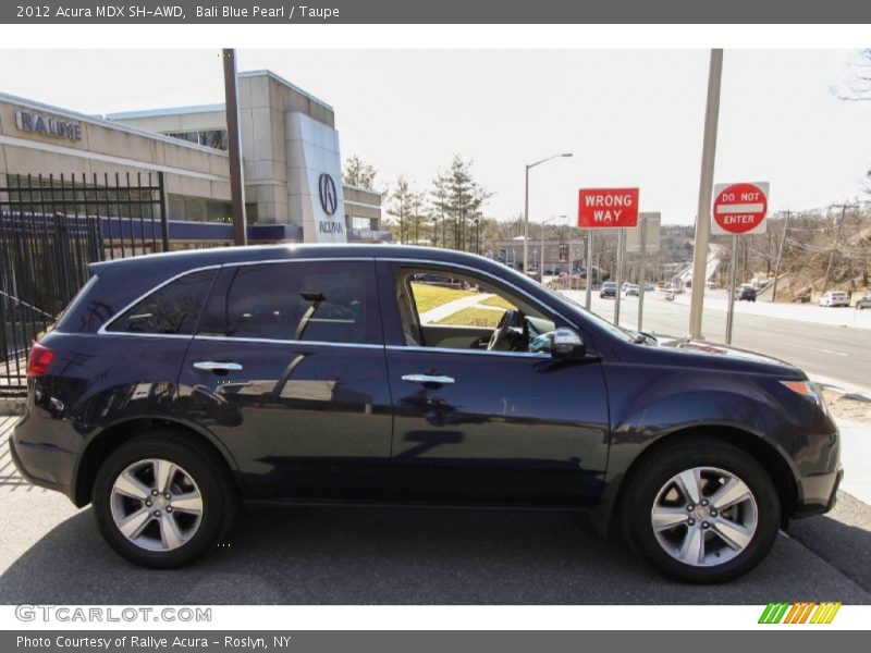 Bali Blue Pearl / Taupe 2012 Acura MDX SH-AWD