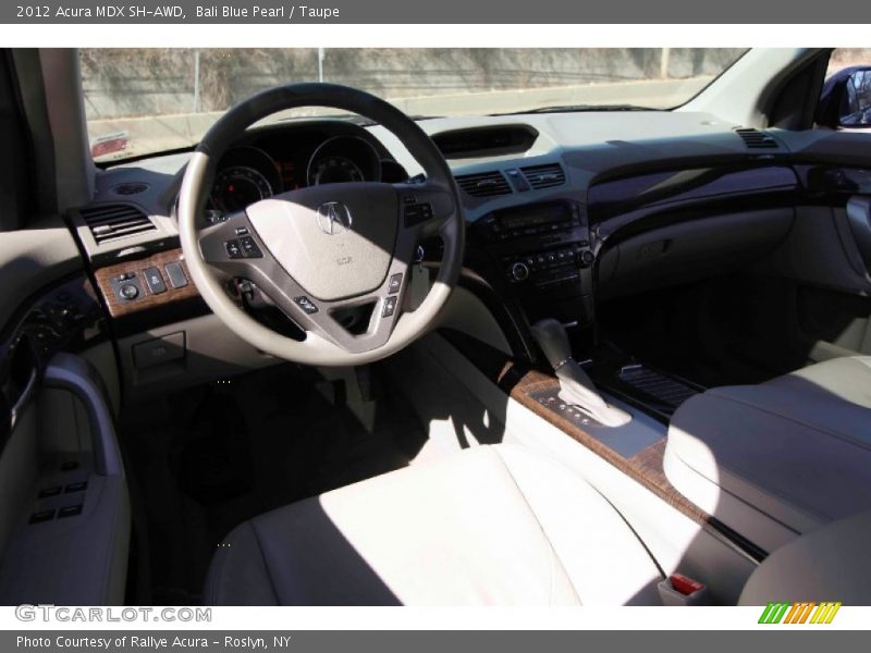 Bali Blue Pearl / Taupe 2012 Acura MDX SH-AWD