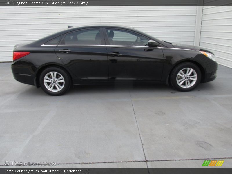 Midnight Black / Gray 2012 Hyundai Sonata GLS
