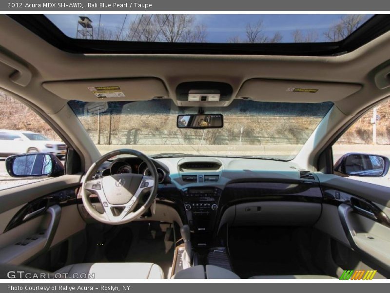 Bali Blue Pearl / Taupe 2012 Acura MDX SH-AWD