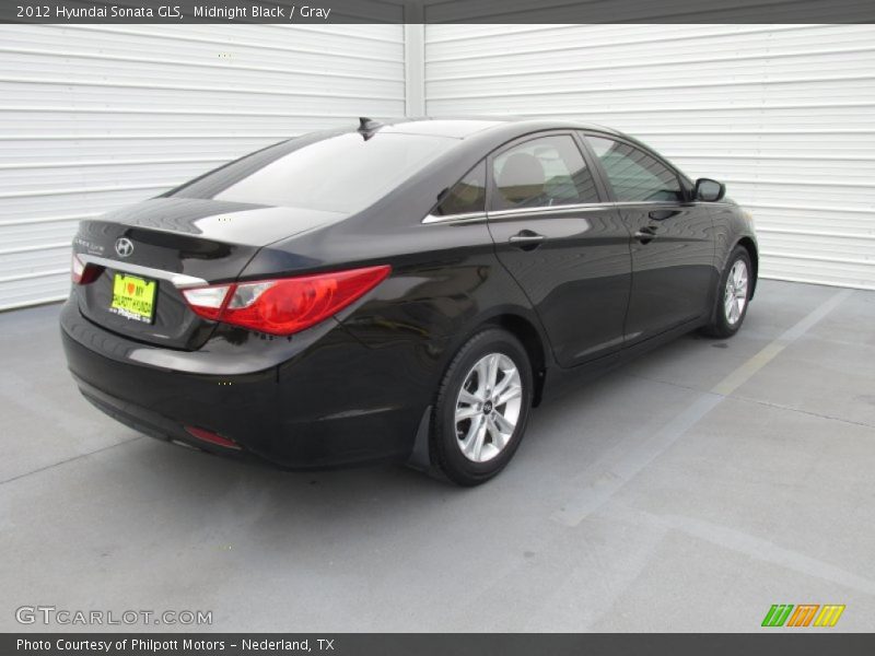 Midnight Black / Gray 2012 Hyundai Sonata GLS