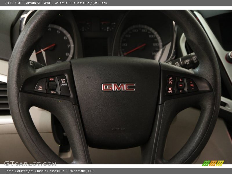 Atlantis Blue Metallic / Jet Black 2013 GMC Terrain SLE AWD