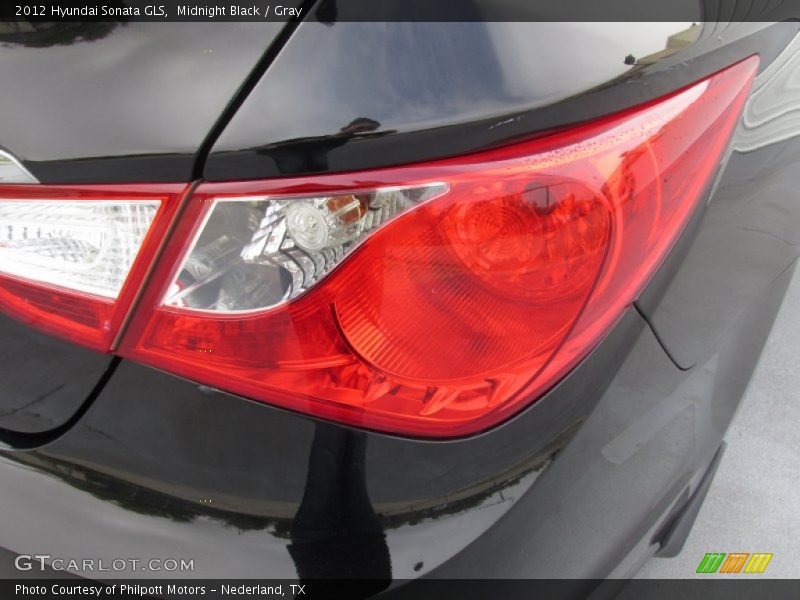 Midnight Black / Gray 2012 Hyundai Sonata GLS