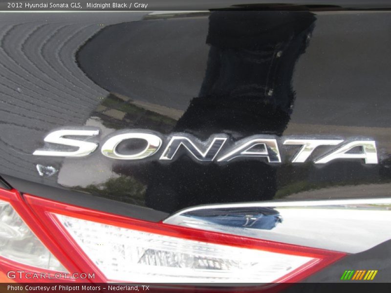 Midnight Black / Gray 2012 Hyundai Sonata GLS