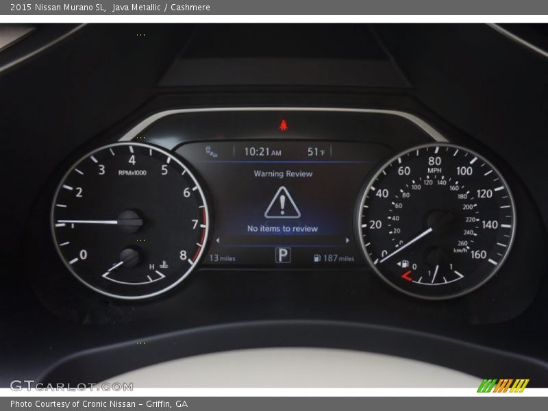  2015 Murano SL SL Gauges