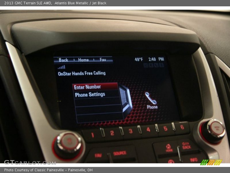 Atlantis Blue Metallic / Jet Black 2013 GMC Terrain SLE AWD