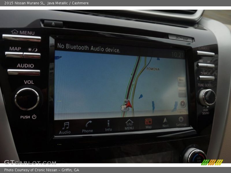 Navigation of 2015 Murano SL