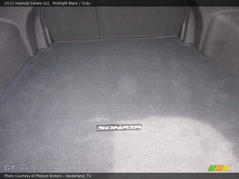 Midnight Black / Gray 2012 Hyundai Sonata GLS