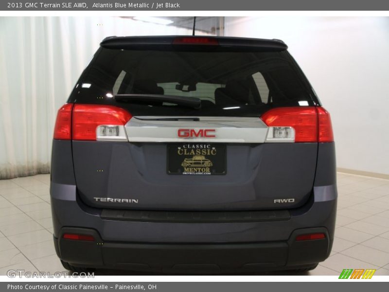Atlantis Blue Metallic / Jet Black 2013 GMC Terrain SLE AWD