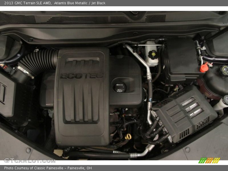 Atlantis Blue Metallic / Jet Black 2013 GMC Terrain SLE AWD