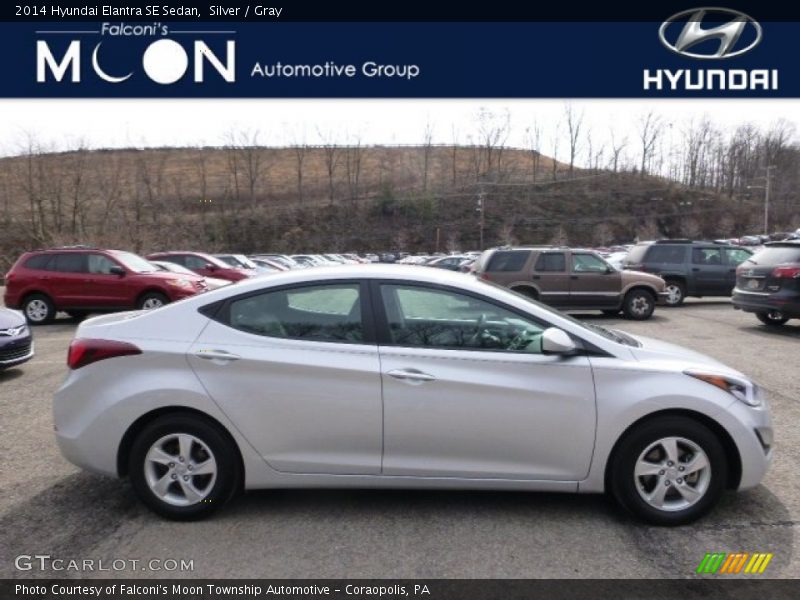 Silver / Gray 2014 Hyundai Elantra SE Sedan