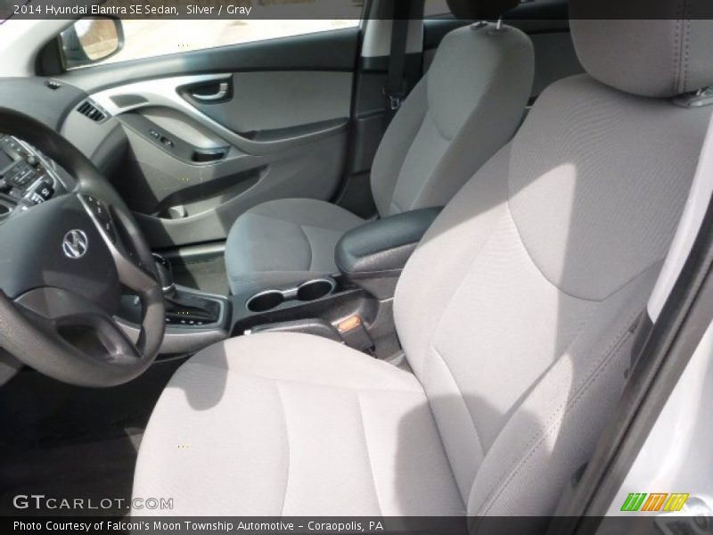 Silver / Gray 2014 Hyundai Elantra SE Sedan