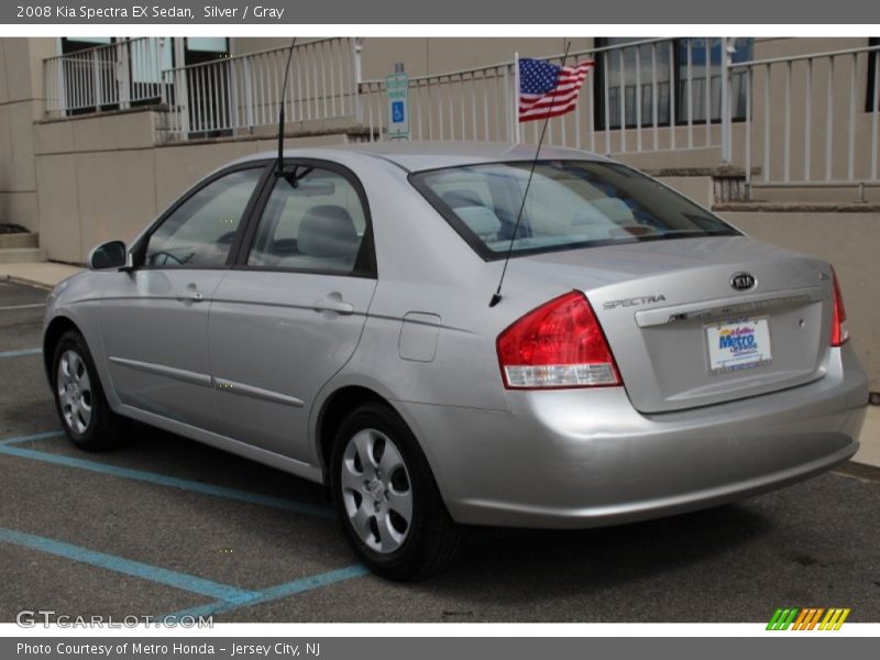 Silver / Gray 2008 Kia Spectra EX Sedan