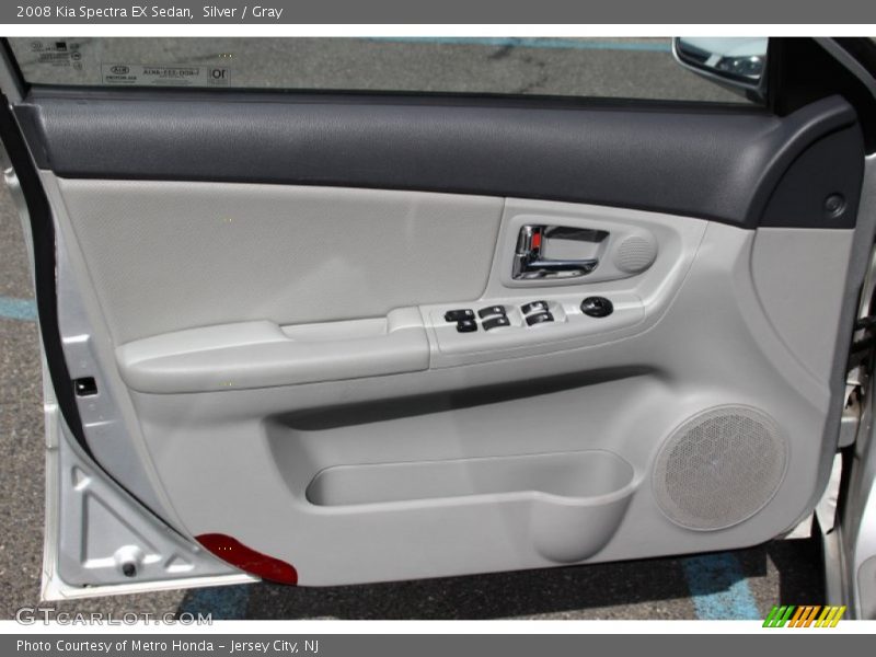 Silver / Gray 2008 Kia Spectra EX Sedan