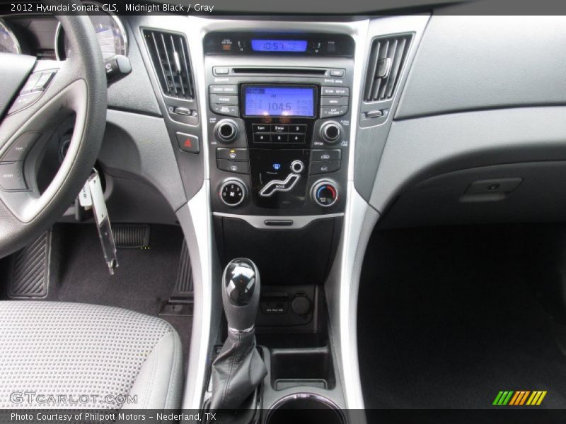 Midnight Black / Gray 2012 Hyundai Sonata GLS