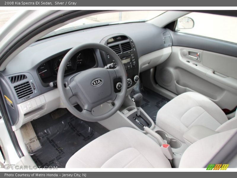 Silver / Gray 2008 Kia Spectra EX Sedan