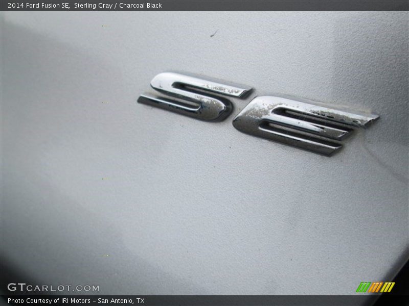 Sterling Gray / Charcoal Black 2014 Ford Fusion SE