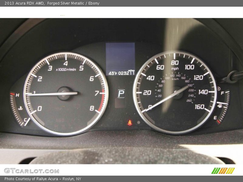 Forged Silver Metallic / Ebony 2013 Acura RDX AWD
