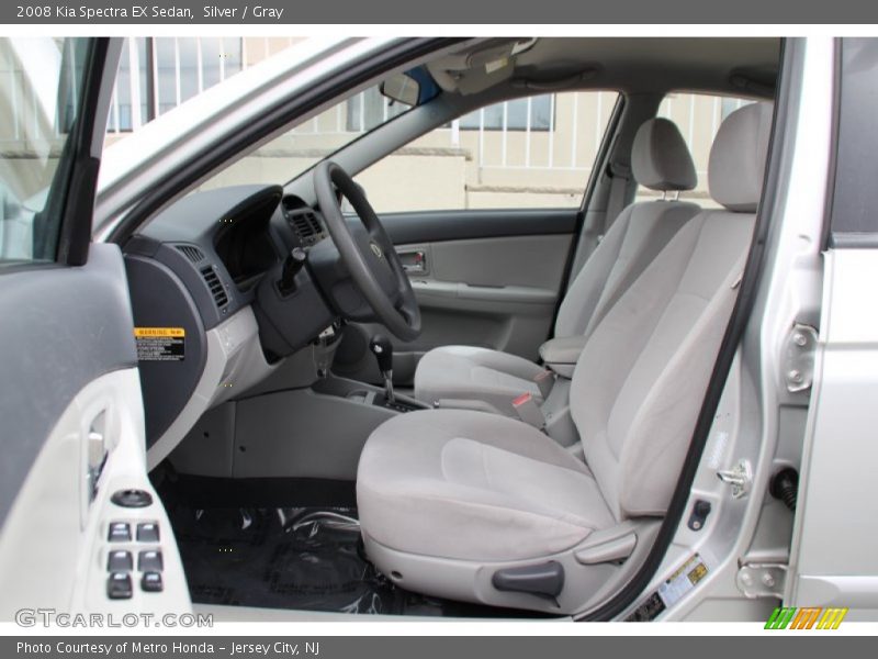 Silver / Gray 2008 Kia Spectra EX Sedan