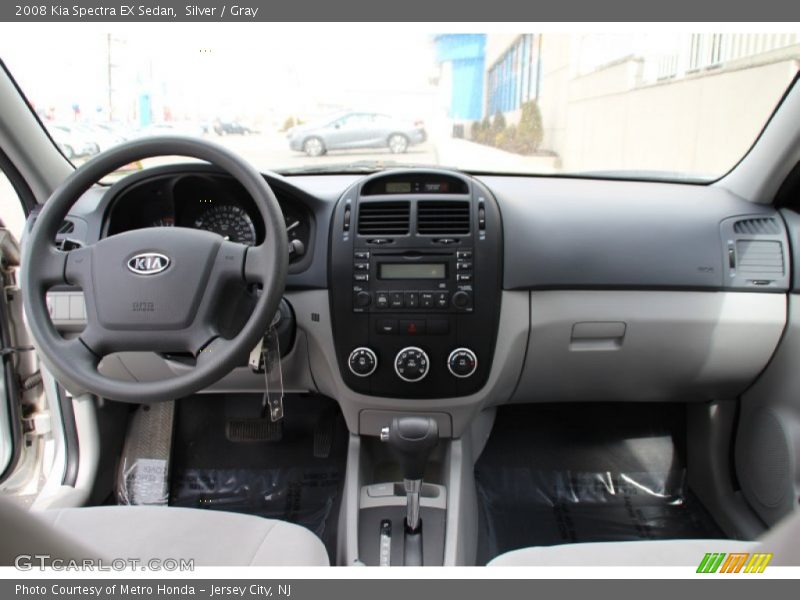 Silver / Gray 2008 Kia Spectra EX Sedan