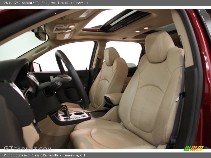 Front Seat of 2010 Acadia SLT