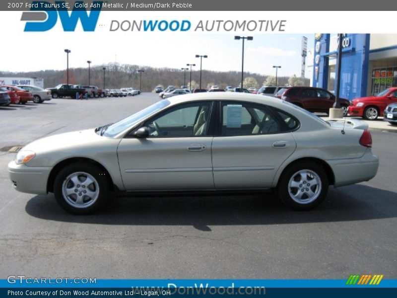Gold Ash Metallic / Medium/Dark Pebble 2007 Ford Taurus SE