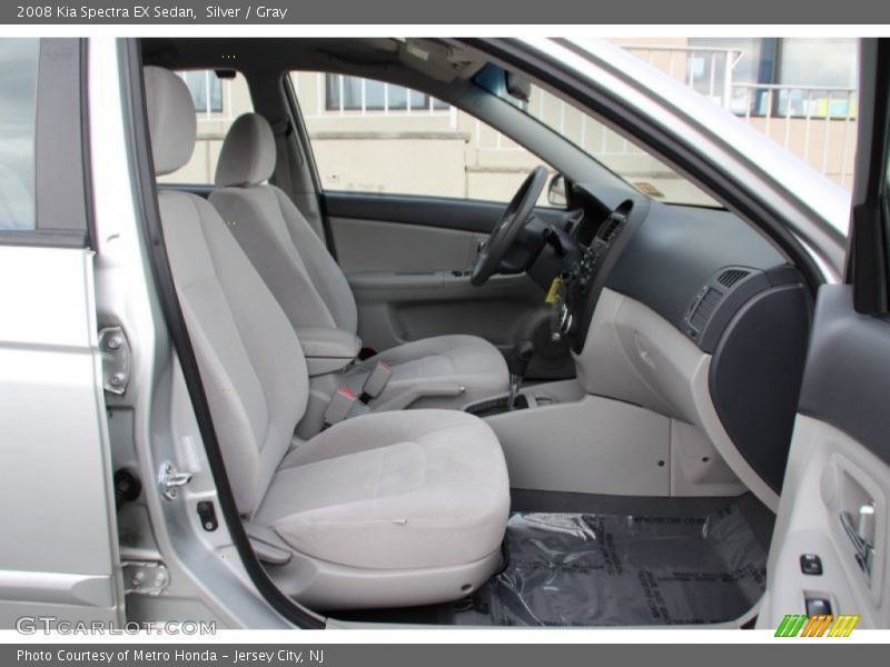 Silver / Gray 2008 Kia Spectra EX Sedan