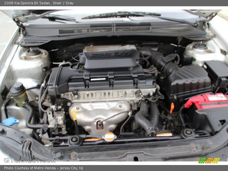 Silver / Gray 2008 Kia Spectra EX Sedan