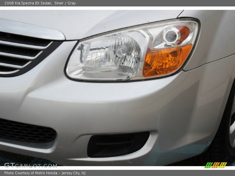 Silver / Gray 2008 Kia Spectra EX Sedan